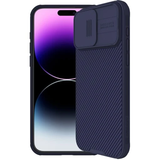 Nillkin CamShield Pro Lens Protector Case Cover For Apple IPhone 15 Pro - Deep Purple