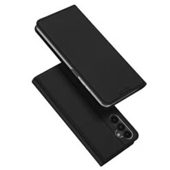 DUX DUCIS Skin Pro Faux Leather Wallet Flip Case For Samsung Galaxy A15 / A15 5G - Black