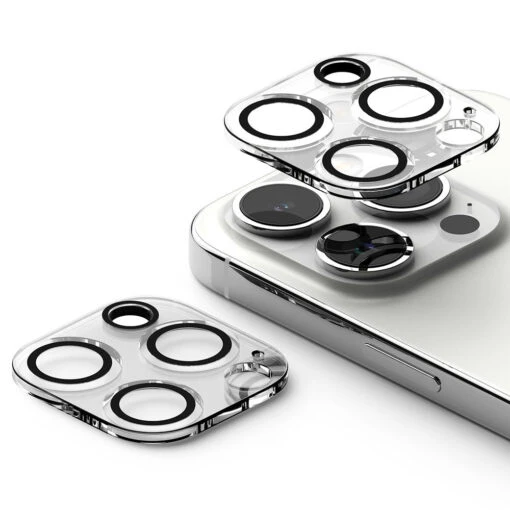 Ringke 2-Pack Camera Full Cover Glass Protector For IPhone 15 Pro Max
