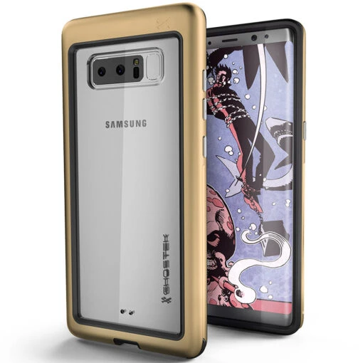 Ghostek Atomic Slim Rugged Heavy Duty Case For Samsung Galaxy Note 8 - Gold