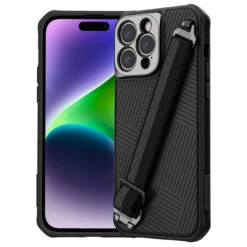 Nillkin Strap MagSafe Case Camera Cover For Apple IPhone 14 Pro Max - Black