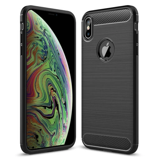 Flexi Carbon Rear Case For Apple IPhone XS Max - Black