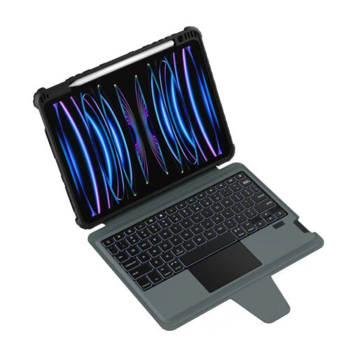 Nillkin Bumper Link Tough Keyboard Case For Apple IPad Pro 11" (4th Gen. 2022) (Backlit Version) - Black