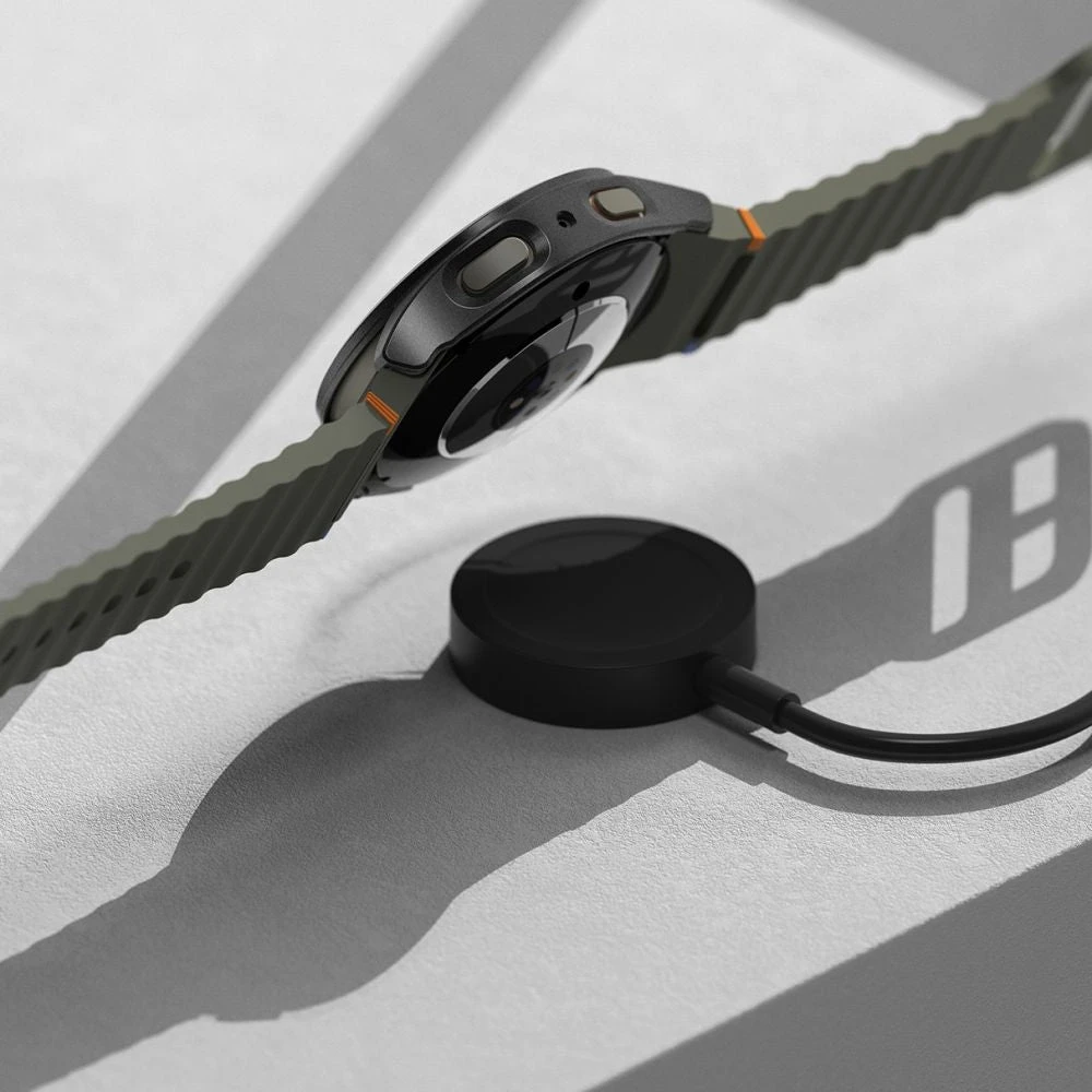 Ringke Slim Case & Tempered Glass Protector Bundle For Galaxy Watch 7 44mm - Black - Image 5