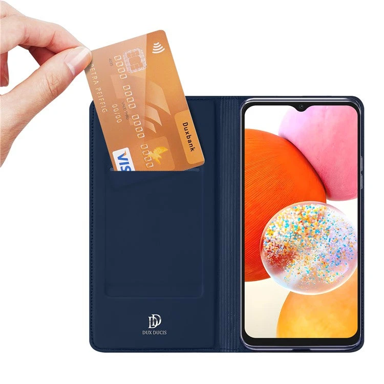 DUX DUCIS Skin Pro Faux Leather Wallet Flip Case For Samsung Galaxy A15 / A15 5G - Blue - Image 2