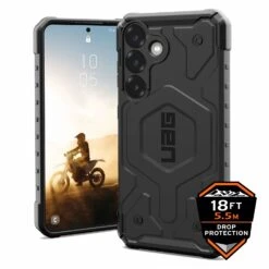 Urban Armor Gear (UAG) Pathfinder MagSafe Tough Case Cover For Samsung Galaxy S25 - Black
