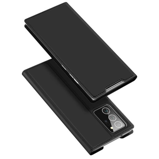DUX DUCIS Skin Pro Faux Leather Wallet Flip Case For Samsung Galaxy Note 20 Ultra & 5G - Black