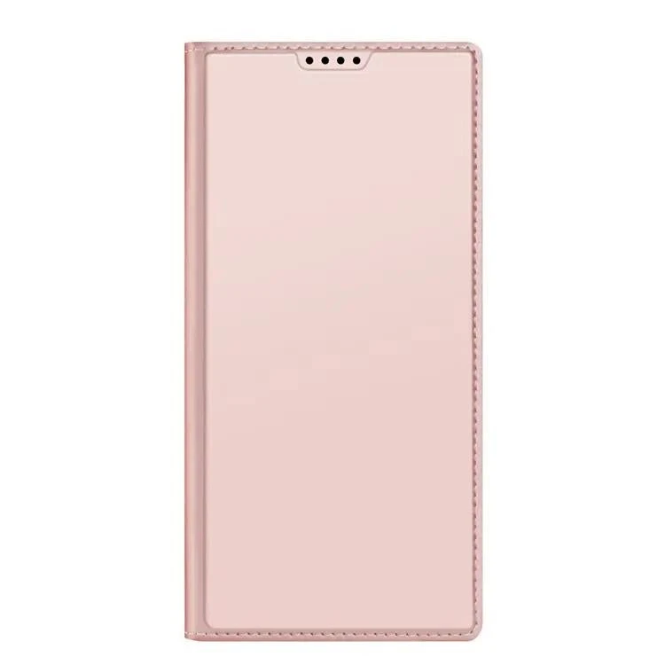 DUX DUCIS Skin Pro Faux Leather Wallet Flip Case For Samsung Galaxy S24 Ultra - Rose Gold - Image 3