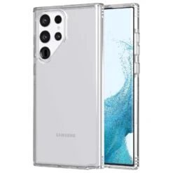Tech21 EvoClear Tough Rear Case Cover For Samsung Galaxy S22 Ultra 5G - Transparent
