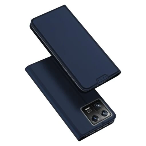 DUX DUCIS Skin Pro Faux Leather Wallet Flip Case For Xiaomi 13 - Blue