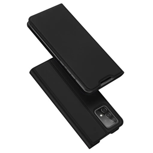 DUX DUCIS Skin Pro Faux Leather Wallet Flip Case For Samsung Galaxy A73 5G - Black