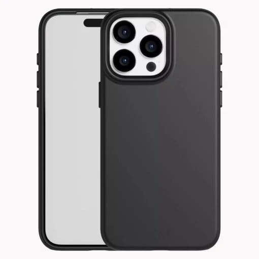 Tech21 RECOVRD Recycled Tough Rear Case Cover For Apple IPhone 15 Pro Max - Black