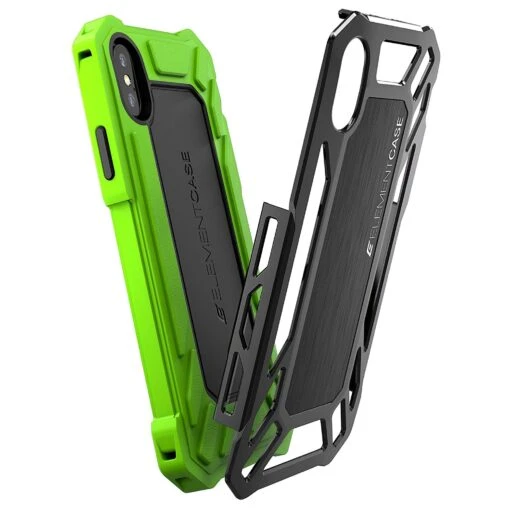 Element Case ROLL CAGE Tough Rugged Rear Cover For Apple IPhone X & XS - Green