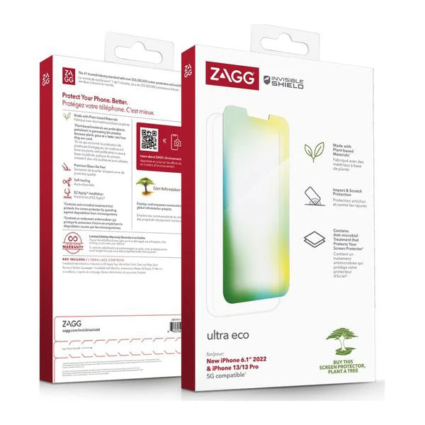 ZAGG Invisible Shield Ultra Eco Screen Protector For Apple IPhone 16e/ 14 / 13 / 13 Pro - Image 3