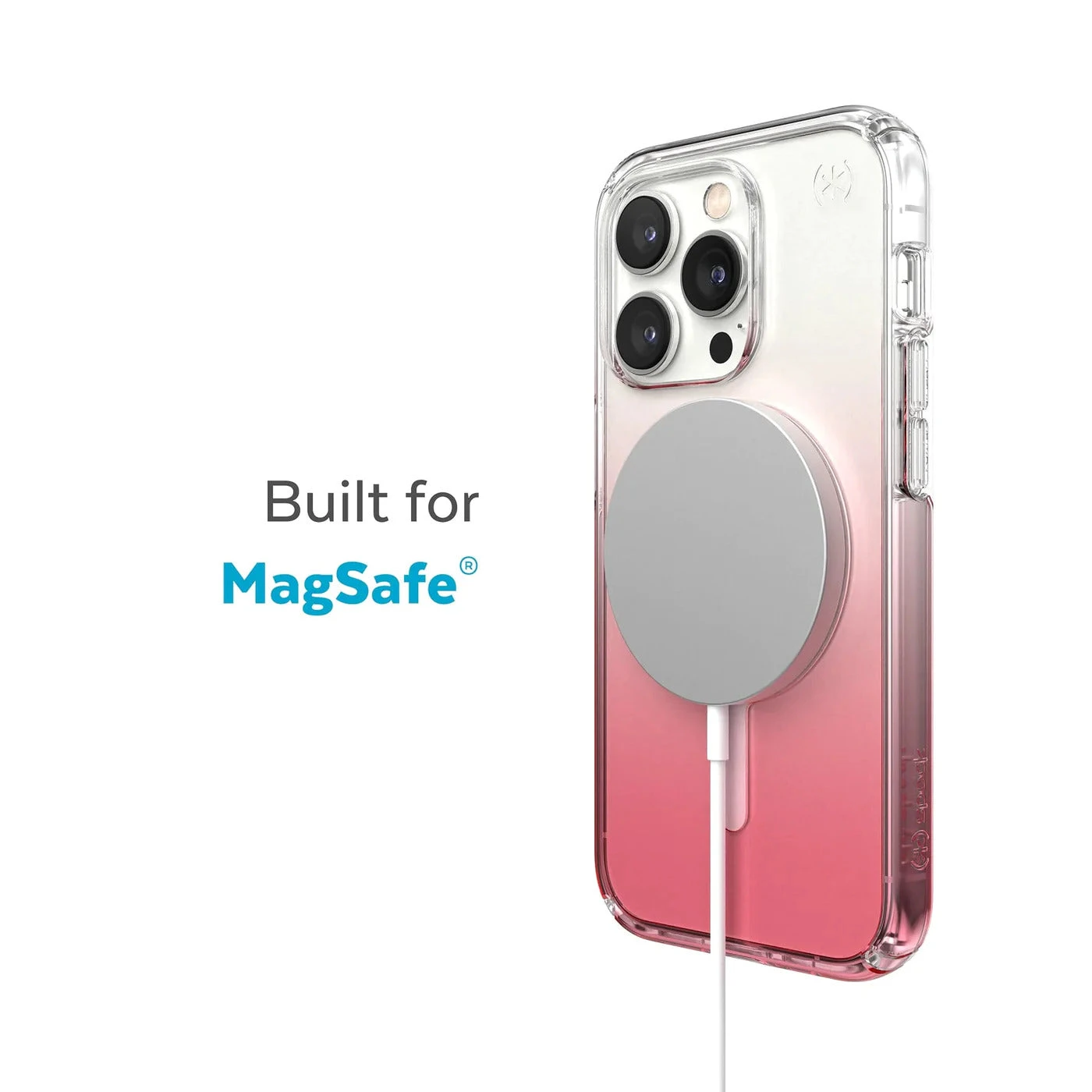 Speck® Presidio Perfect Clear Magsafe Ombre Case For Apple IPhone 14 Pro Max - Rose Fade - Image 6