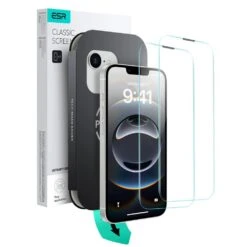ESR 2-Pack Tempered Glass Screen Protector For Apple IPhone 16e /14/ 13 Pro/ 13