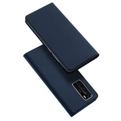 DUX DUCIS Skin Pro Faux Leather Wallet Flip Case For Huawei P40 - Blue