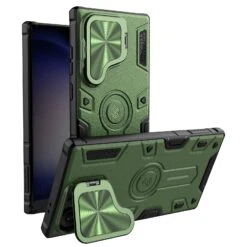 Nillkin CamShield Armor Prop Lens Protector Case For Samsung Galaxy S24 Ultra - Green