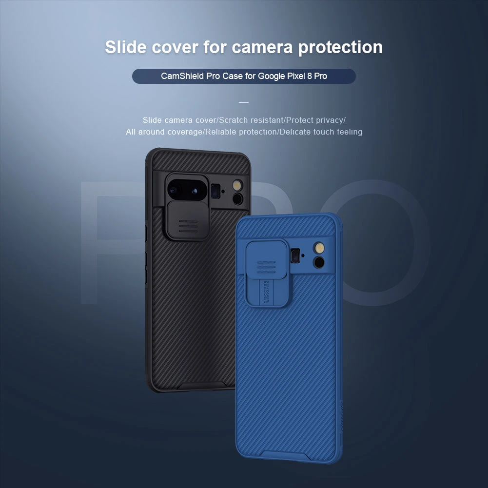 Nillkin CamShield Pro Lens Protector Case Cover For Google Pixel 8 Pro - Deep Green - Image 2