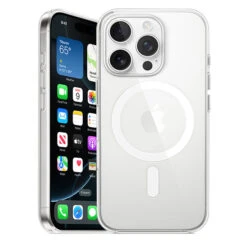 Official Apple Silicone Magsafe Rear Case Cover For IPhone 16 Pro - Clear