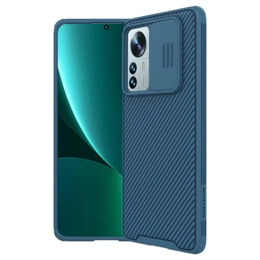 Nillkin CamShield Pro Lens Protector Case Cover For Xiaomi 12S Pro / 12 Pro - Blue