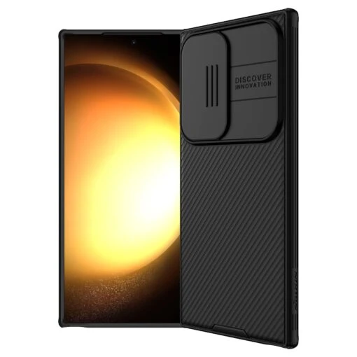 Nillkin CamShield Pro Lens Protector Case Cover For Samsung Galaxy S24 Ultra - Black