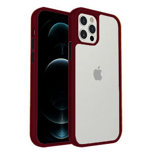Armoured⢠Shield Tough Case For Apple IPhone 14 Pro - Red (Black Buttons)