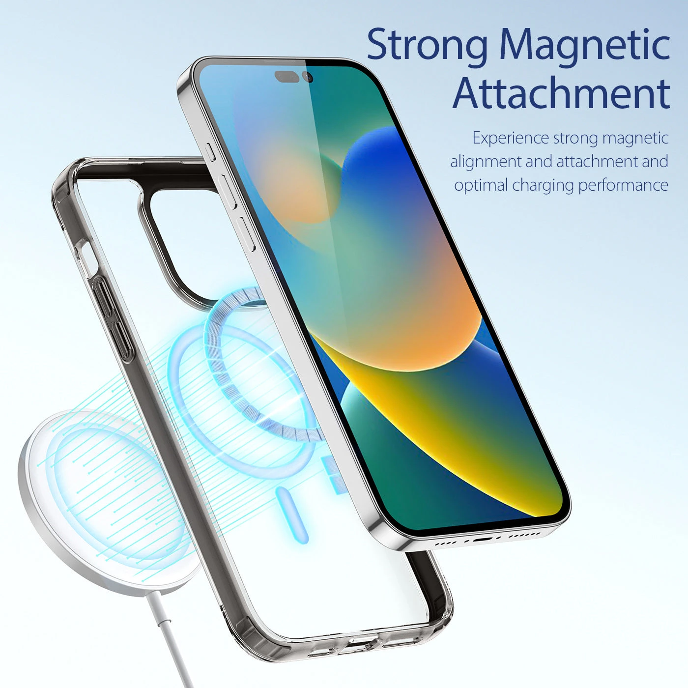 DUX DUCIS Clin2 Clear Tough With MagSafe Case For Apple IPhone 14 Pro Max - Grey - Image 6