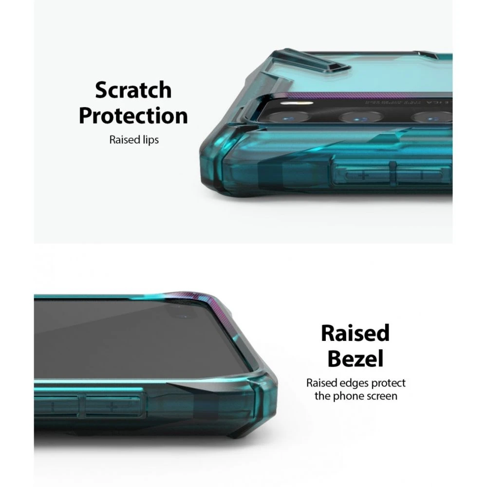 Ringke Fusion X Tough Rugged Rear Case Cover For Huawei P40 - Black - Image 5