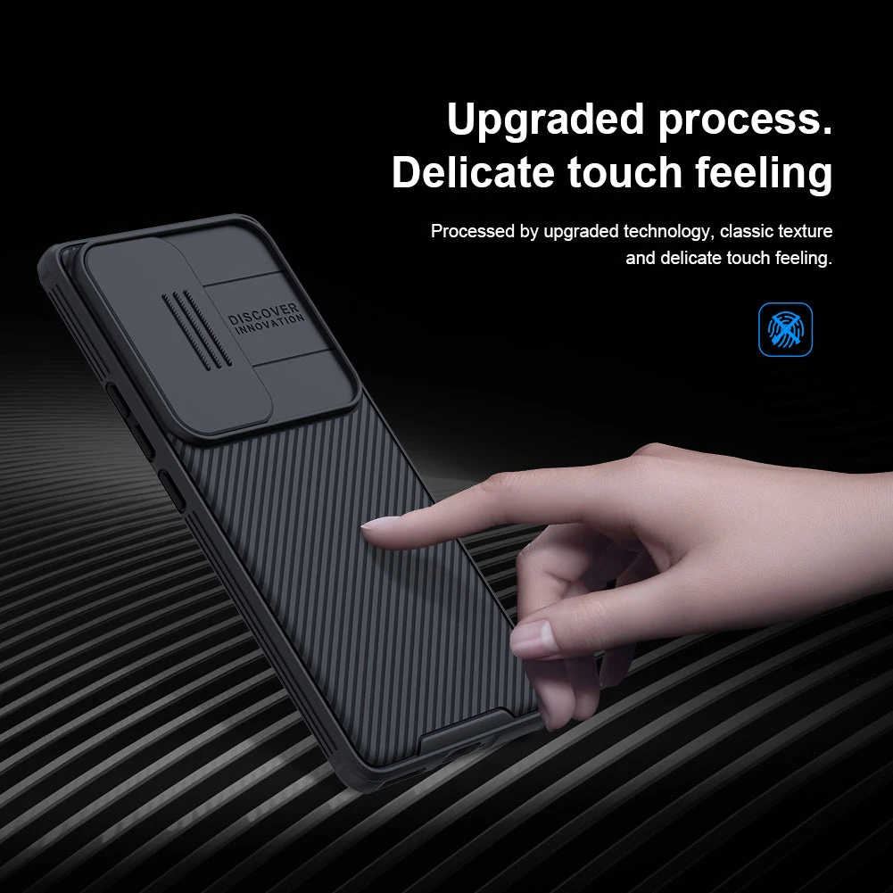 Nillkin CamShield Pro Lens Protector Case Cover For Huawei Honor 70 Pro - Black - Image 6