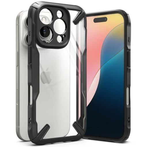 Ringke Fusion X Tough Rugged Case For Apple IPhone 16 Pro - Black