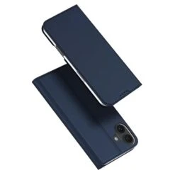 DUX DUCIS Skin Pro Faux Leather Wallet Flip Case For Apple IPhone 16 Plus - Blue