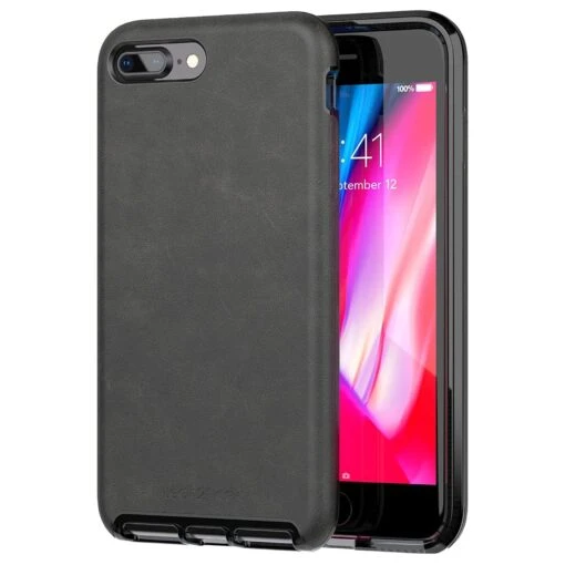 Tech21 Evo Luxe Premium Tough Case Cover For Apple IPhone 7 Plus / 8 Plus - Black