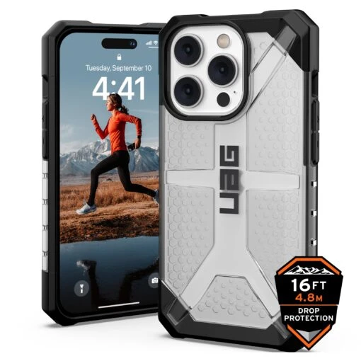 Urban Armor Gear (UAG) Plasma Tough Rugged Case For Apple IPhone 14 Pro - Ice