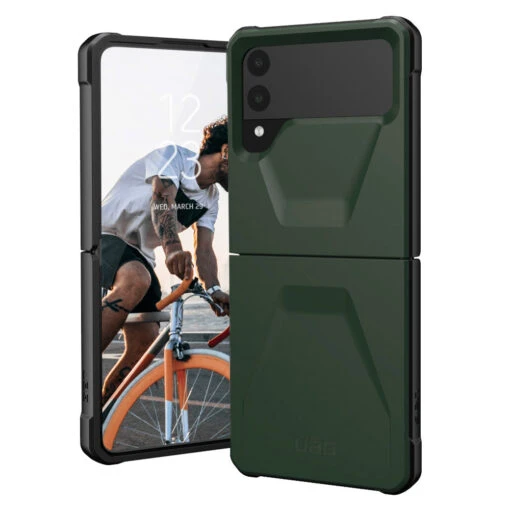 Urban Armor Gear (UAG) Civilian Tough Case For Samsung Galaxy Z Flip3 5G - Olive