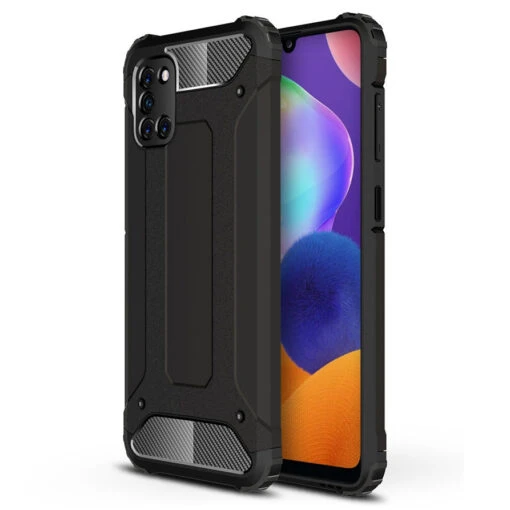 Tactical Tough Rear Case For Samsung Galaxy A31 - Black
