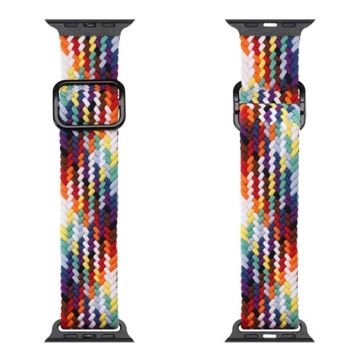 DUX DUCIS Nylon Strap For Apple Watch 1 2 3 4 5 6 7 SE (42MM/44MM/45MM) - Rainbow