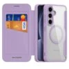 DUX DUCIS Skin X Pro Magnetic Flip Wallet Case For Samsung Galaxy S25 - Purple