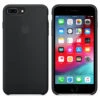 Official Apple Silicone Rear Case Cover For IPhone 8 Plus / 7 Plus - Black