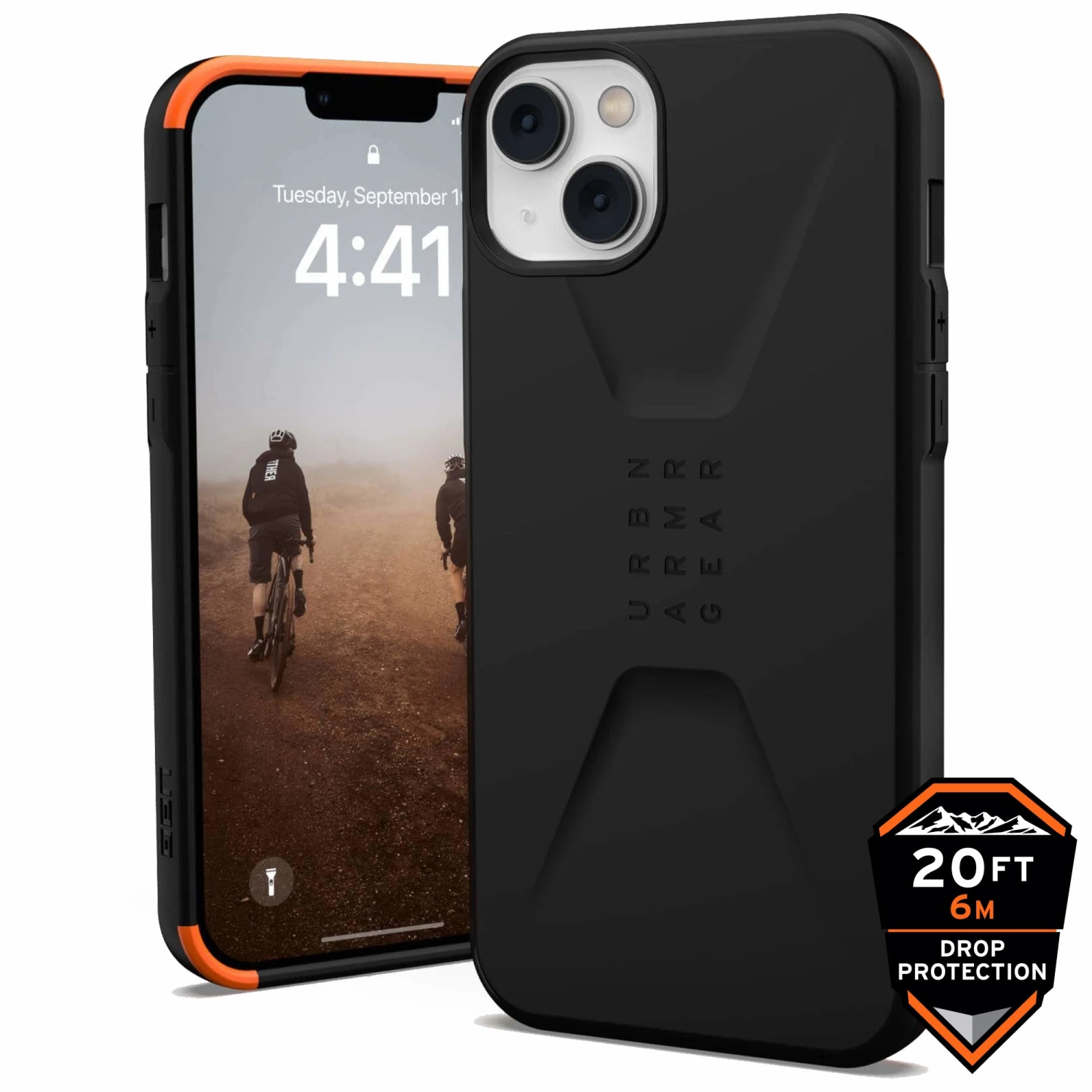 Urban Armor Gear (UAG) Civilian Tough Case For IPhone 14 Plus - Black