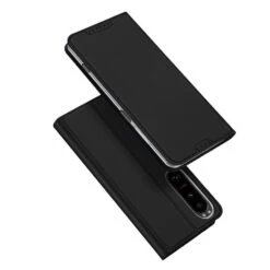 DUX DUCIS Skin Pro Faux Leather Wallet Flip Case For Sony Xperia 1 V - Black