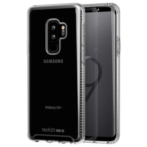 Tech21 Pure Clear Slim Tough Case Cover For Samsung Galaxy S9+ Plus - Transparent