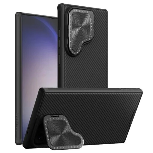 Nillkin CamShield Prop Lens Protector Magnetic Case Cover For Samsung Galaxy S24 Ultra - Black