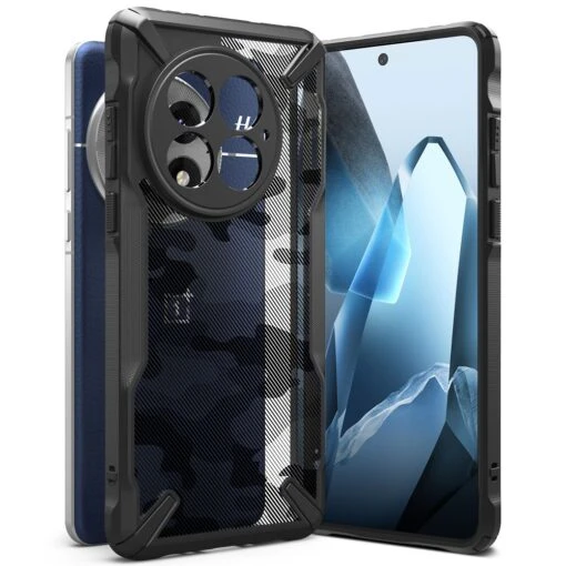 Ringke Fusion X Tough Rugged Case For OnePlus 13 - Camo Black