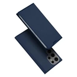DUX DUCIS Skin Pro Faux Leather Wallet Flip Case For Samsung Galaxy S25 Ultra - Blue