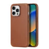 DUX DUCIS Naples Leather Back Case Cover For Apple IPhone 14 Pro Max - Brown