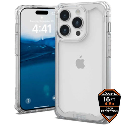 Urban Armor Gear (UAG) Plyo Tough Case Cover For Apple IPhone 15 Pro- Ice