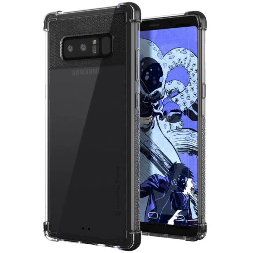 Ghostek Covert 2 Clear Protective Case Cover For Samsung Galaxy Note 8 - Black
