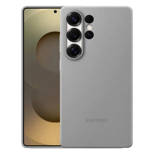 Official Genuine Samsung Silicone Case Cover For Samsung Galaxy S25 Ultra - Grey