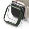 Ringke Slim Case Cover 2-pack For Apple Watch 7 (41mm) - Clear & Deep Green